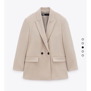 Zara Oversized Double Breasted Jacket